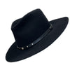 Crushable Black Felt Magic Pinch Western Cowboy Hat New Version