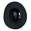 Crushable Black Felt Magic Pinch Western Cowboy Hat New Version