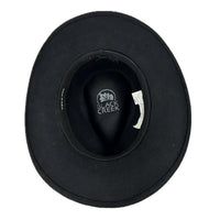 Crushable Black Felt Magic Pinch Western Cowboy Hat New Version