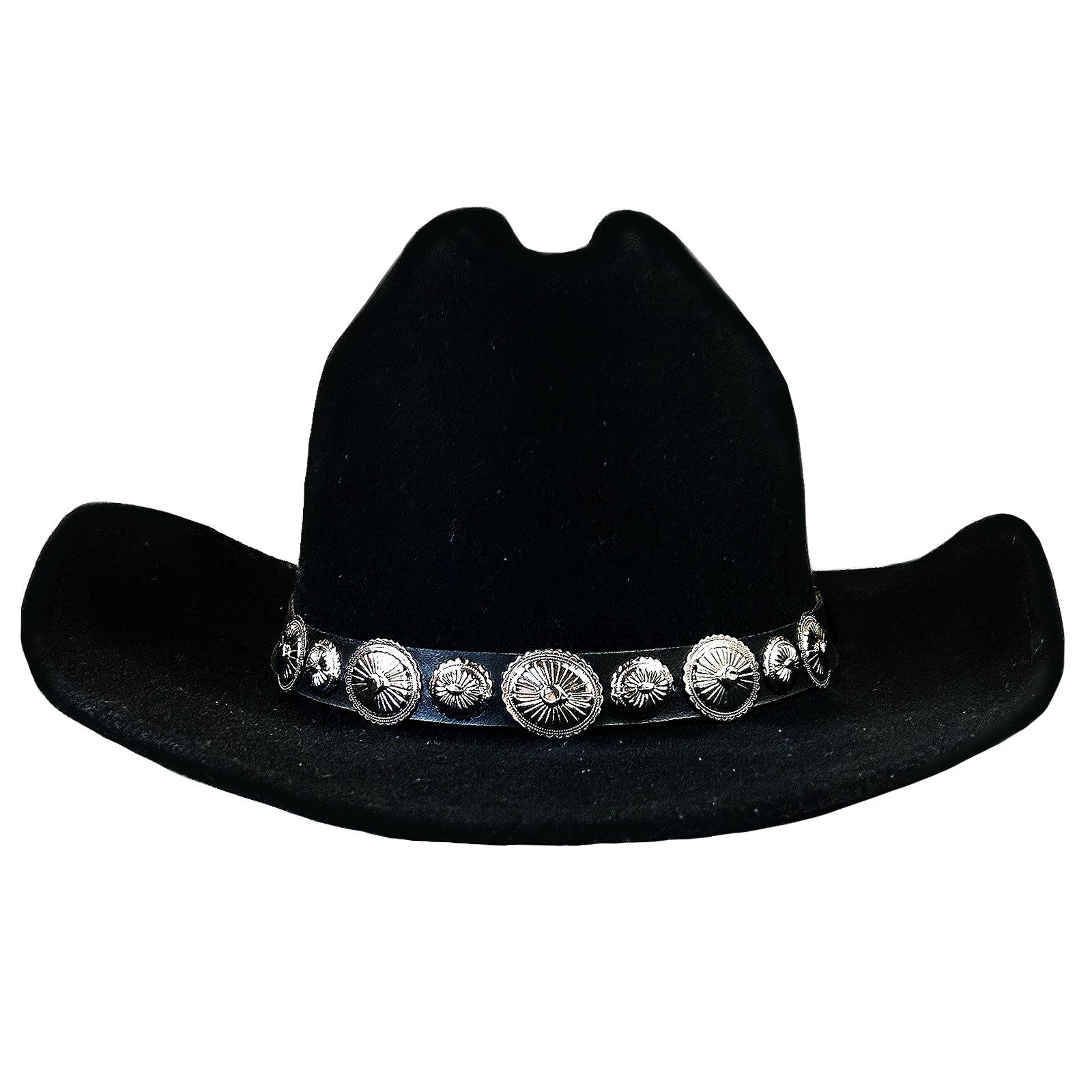 帽子 visvim VIN COWBOY HAT CONCHO BLACK M/L visvim hat VIN COWBOY HAT BLACK M/L