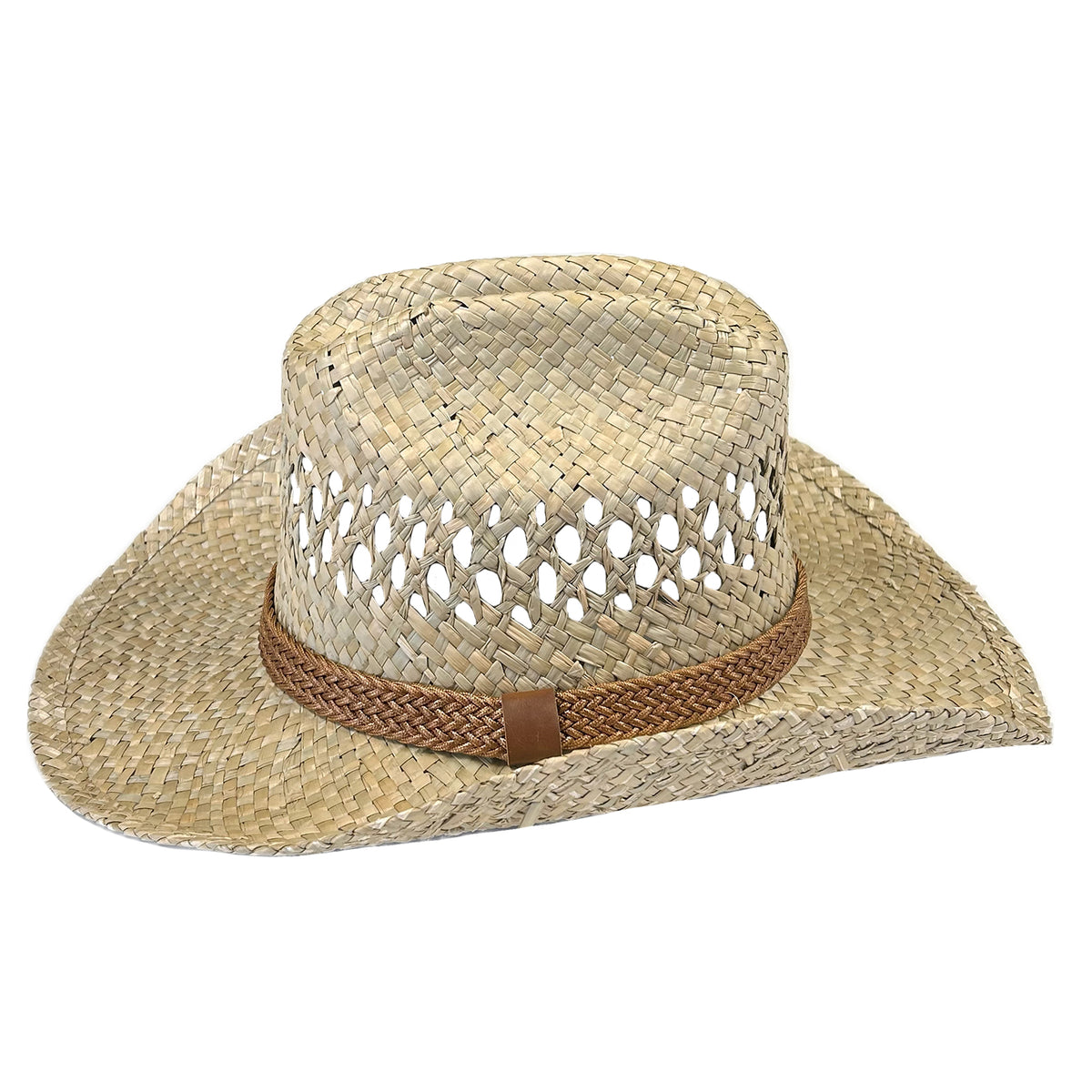 Raffia Straw Western Cowboy Hat