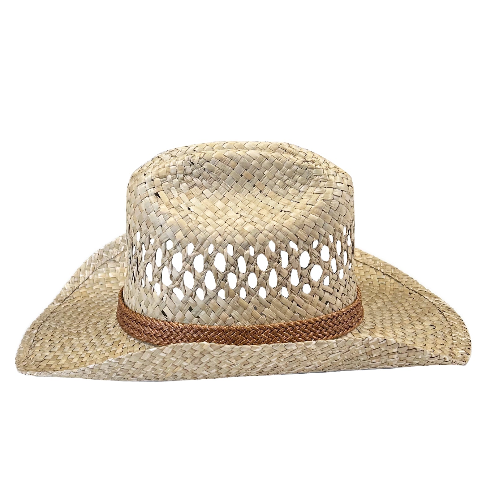 Raffia Straw Western Cowboy Hat