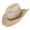 Raffia Straw Western Cowboy Hat