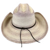 Palm Straw Western Cowboy Hat with Cattleman Brands