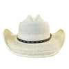 Straw Palm X Band Rolled Western Cowboy Hat