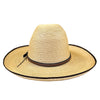 Fine Palm Straw Golden Gus Western Cowboy Hat