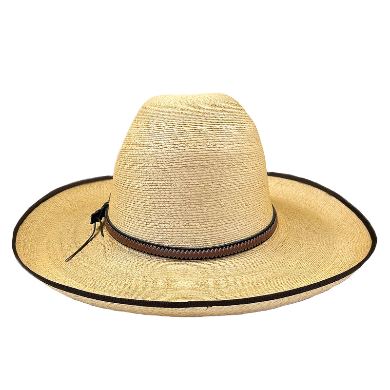 Fine Palm Straw Golden Gus Western Cowboy Hat