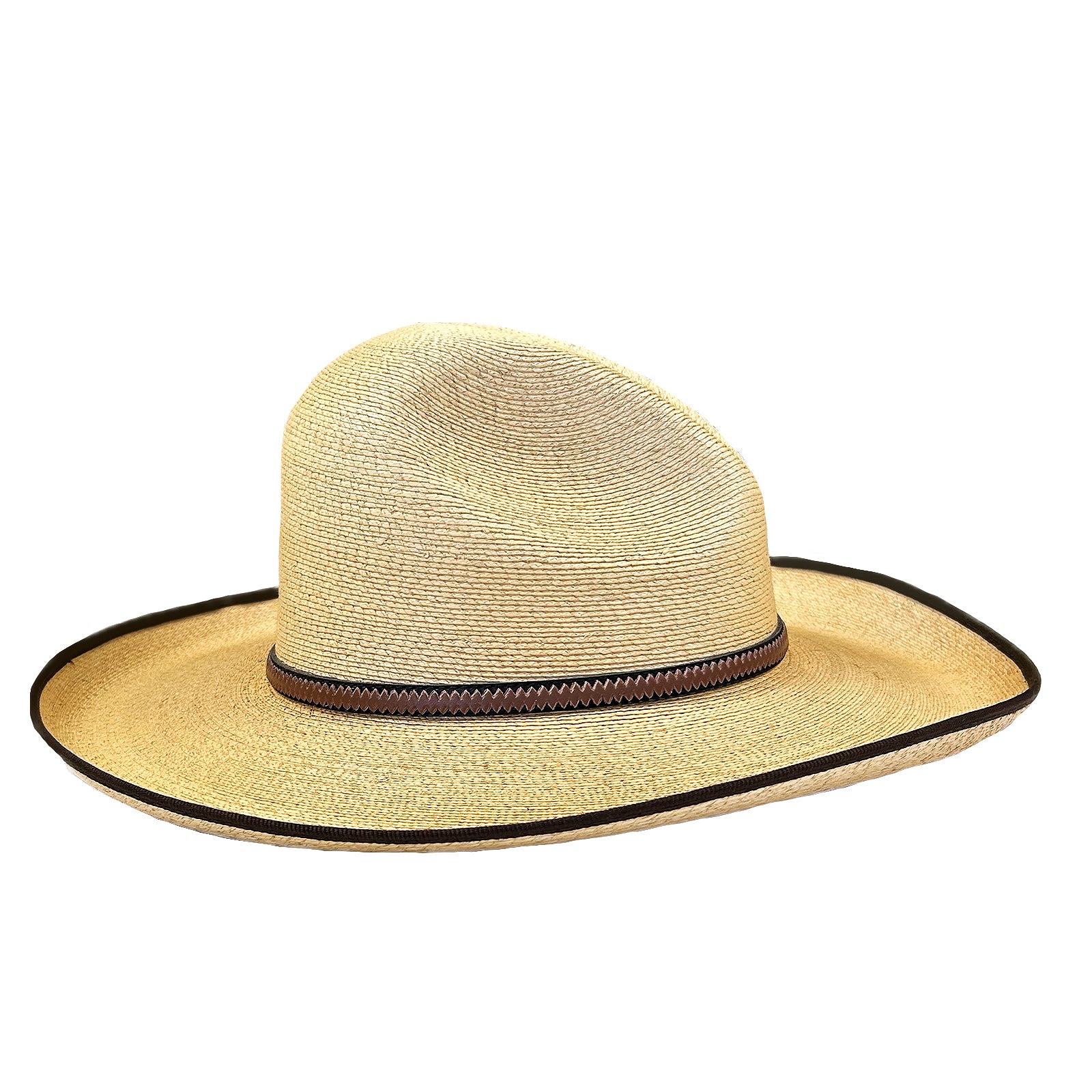 Fine Palm Straw Golden Gus Western Cowboy Hat