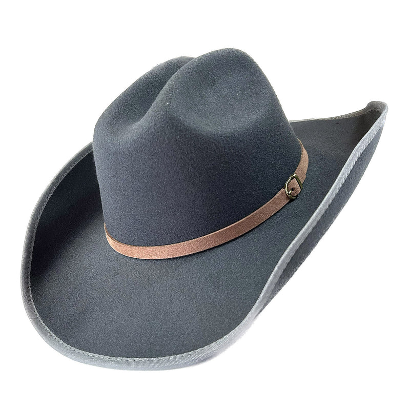 Kid's Charcoal Ultra Felt Western Cowboy Hat