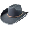 Kid's Charcoal Soft 100% Polyester Felt Western Hat - Rockmount