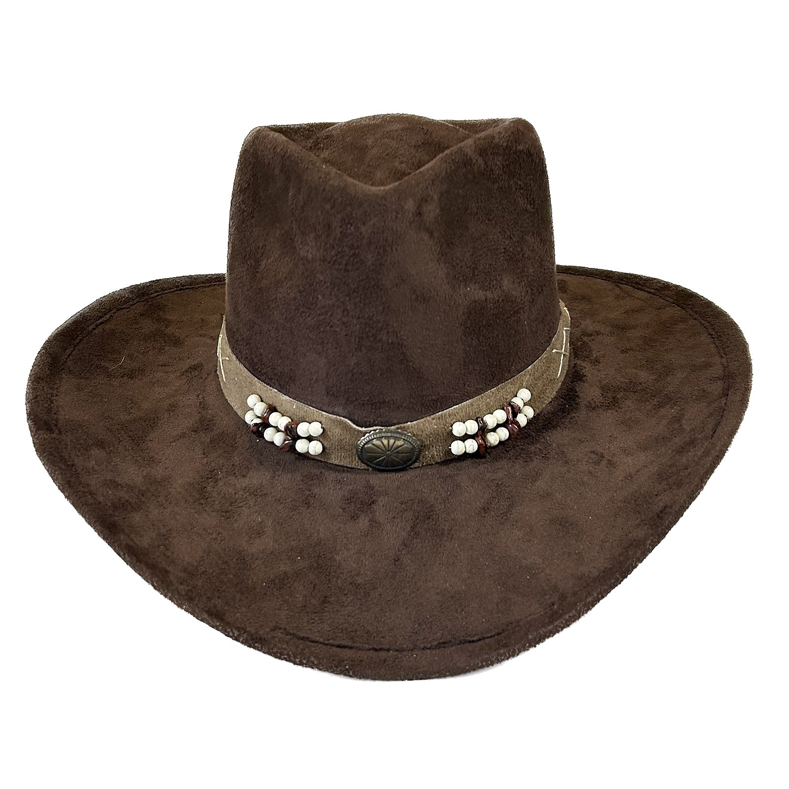 Suede Canyon Western Cowboy Hat in Brown