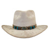 Suede Canyon Western Cowboy Hat in Beige