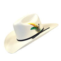 Blazing Sun Straw Western Cowboy Hat with Eyelets