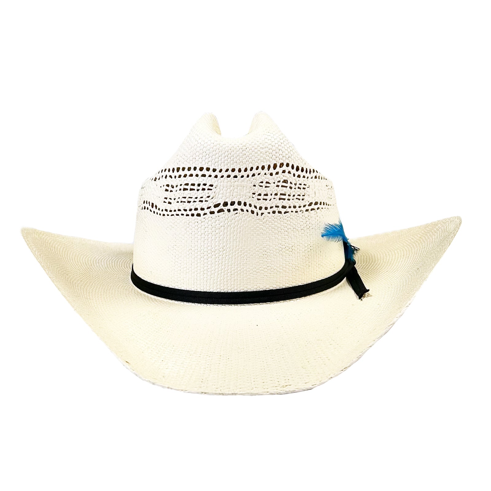 Bangora Vented Straw Western Cowboy Hat