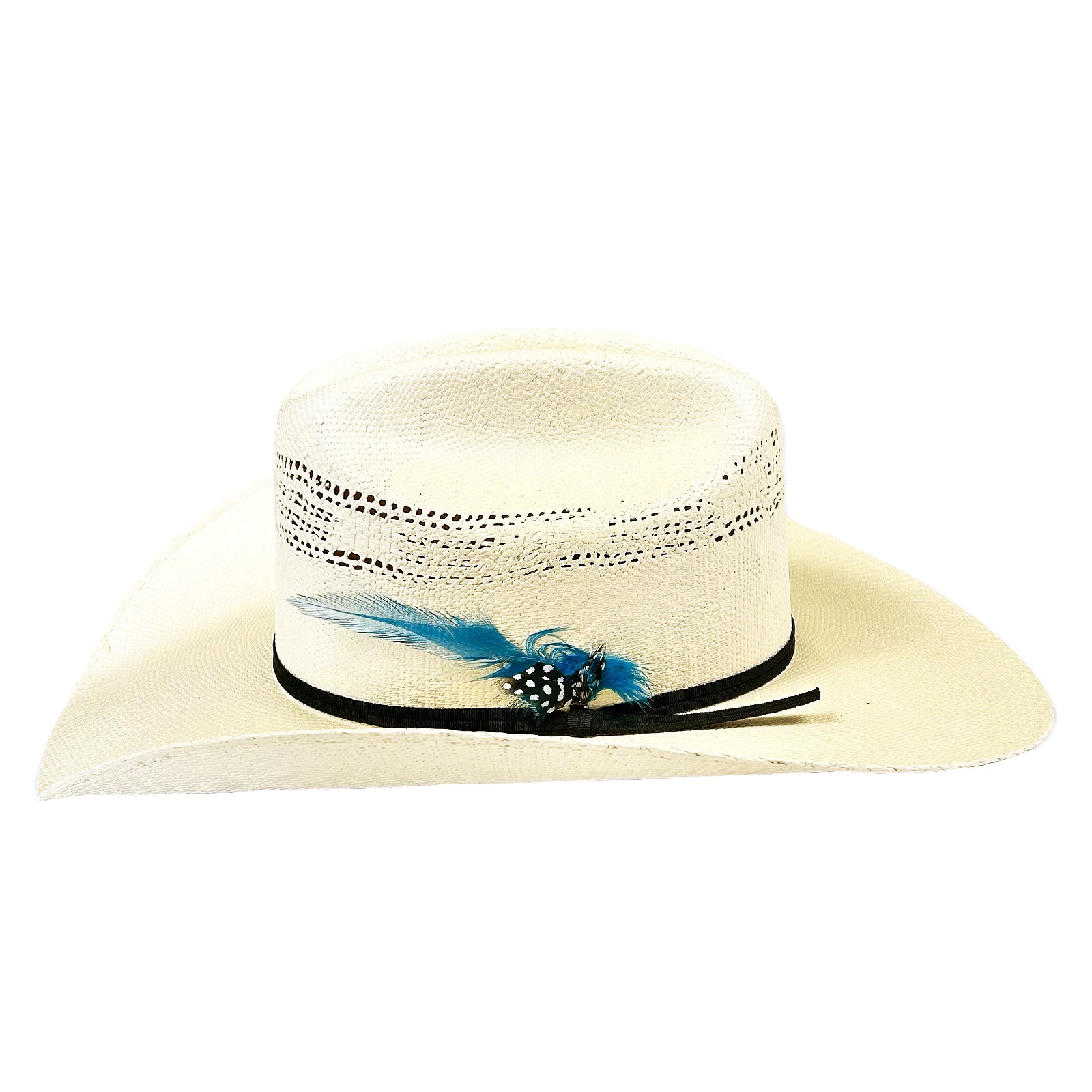 Bangora Vented Straw Western Cowboy Hat