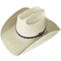 Straw Palm X Band Rolled Western Cowboy Hat - Rockmount