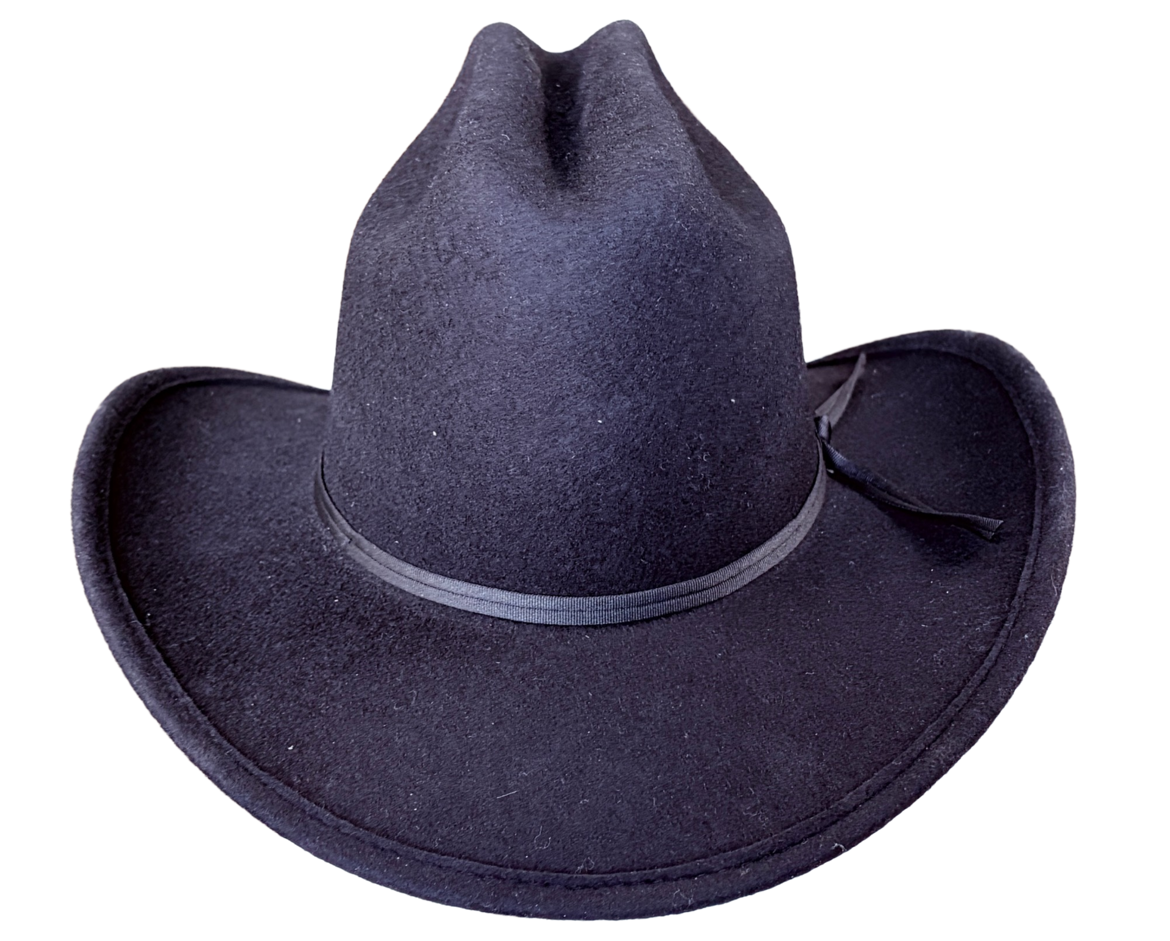 Kid's Black Wool Felt Western Cowboy Hat