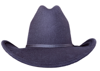 Kid's Black Wool Felt Western Cowboy Hat