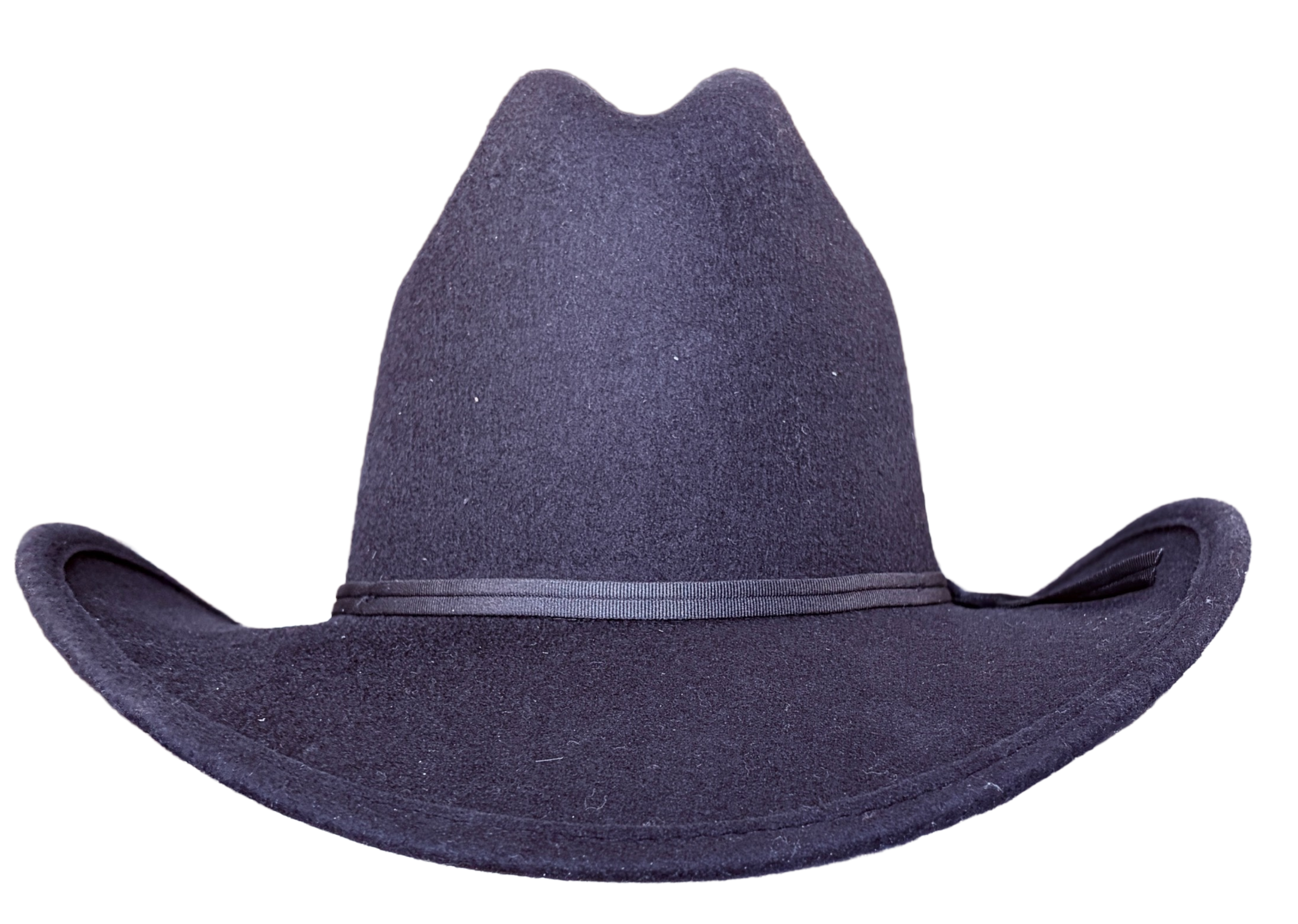 Kid's Black Wool Felt Western Cowboy Hat