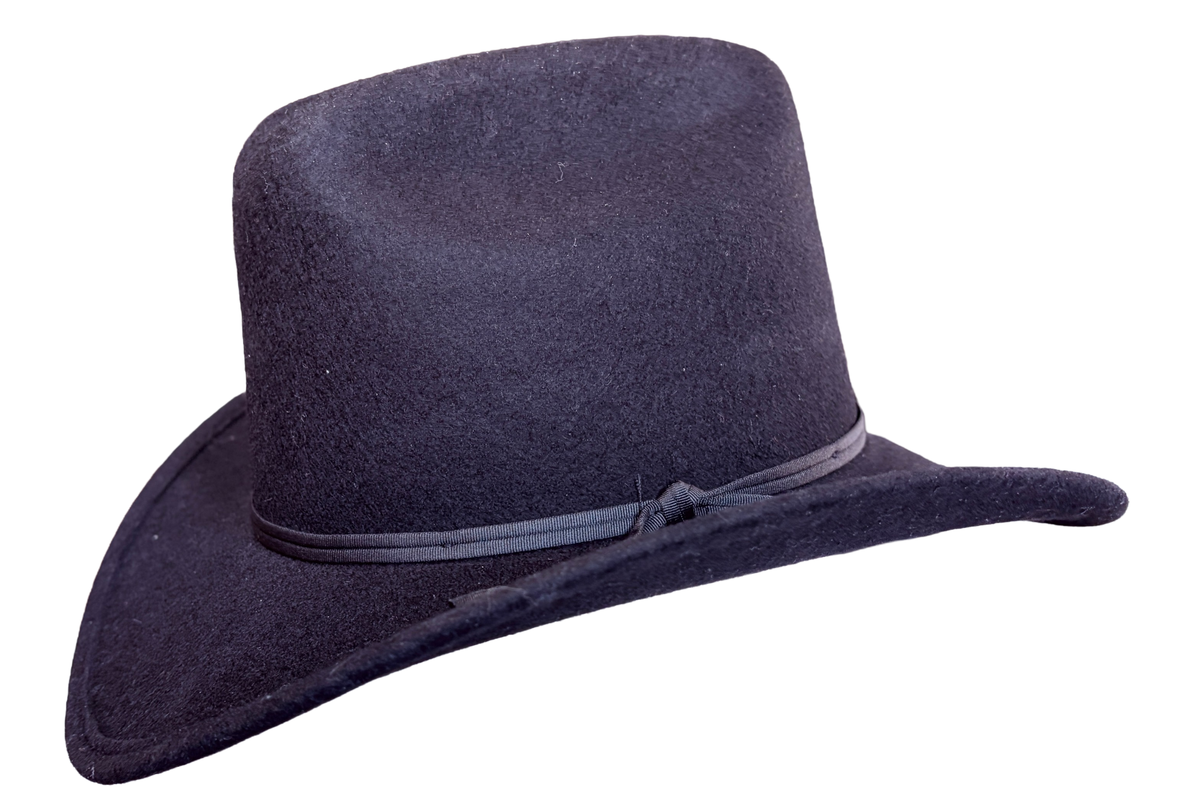 Kid's Black Wool Felt Western Cowboy Hat