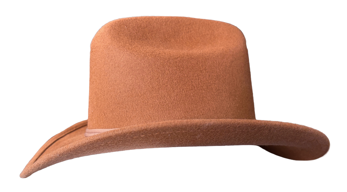 Kid's Sorrel Wool Felt Western Cowboy Hat