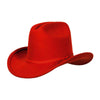 Kid's Red Hard 100% Wool Felt Western Hat