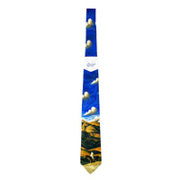 Desert Overlook Western Silk Tie by William Haskell
