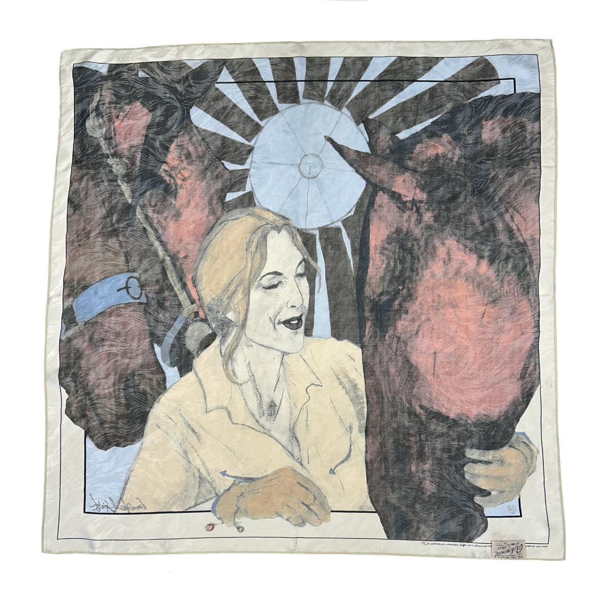 Limited-Edition Western Icons Silk Scarf by Donna Howell-Sickles