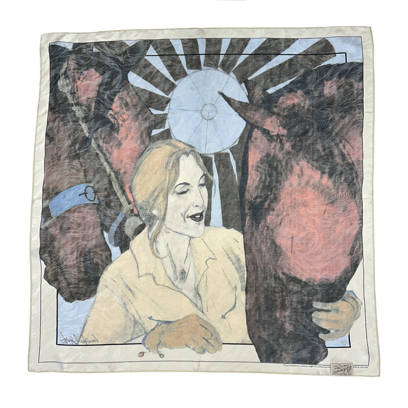 Limited-Edition Western Icons Silk Scarf by Donna Howell-Sickles