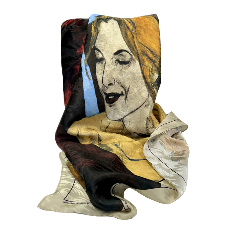 Limited-Edition Western Icons Silk Scarf by Donna Howell-Sickles