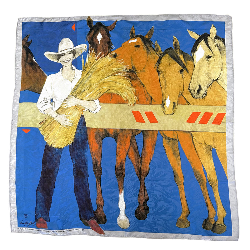 Limited-Edition Standing by the Girls Silk Scarf by Donna Howell-Sickles
