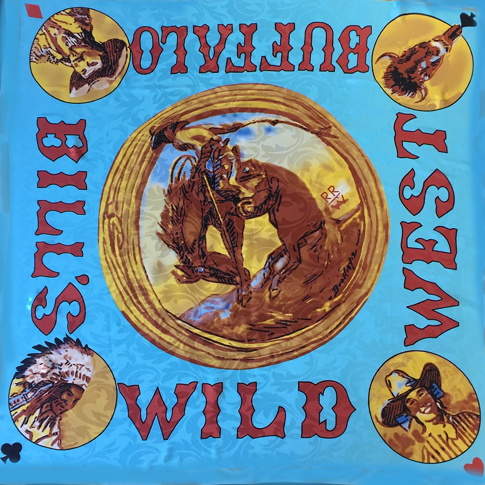 Limited-Edition Buffalo Bill's Wild West Show Silk Scarf by Buckeye Blake