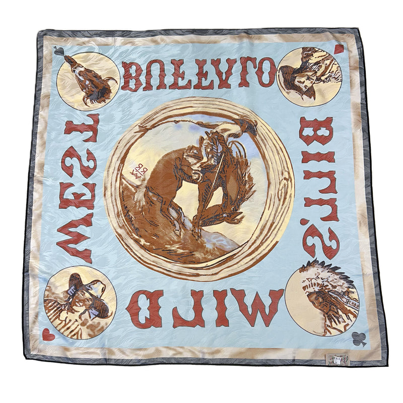Limited-Edition Buffalo Bill's Wild West Show Silk Scarf by Buckeye Blake