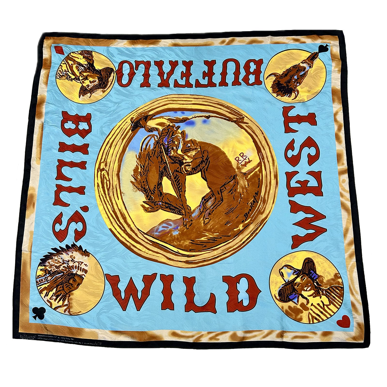 Limited-Edition Buffalo Bill's Wild West Show Silk Scarf by Buckeye Blake