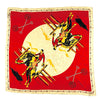 Vintage Rockmount Ranch Wear Bronc Silk Scarf in Red