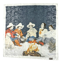 Limited-Edition Campfire Girls Silk Scarf by Donna Howell-Sickles