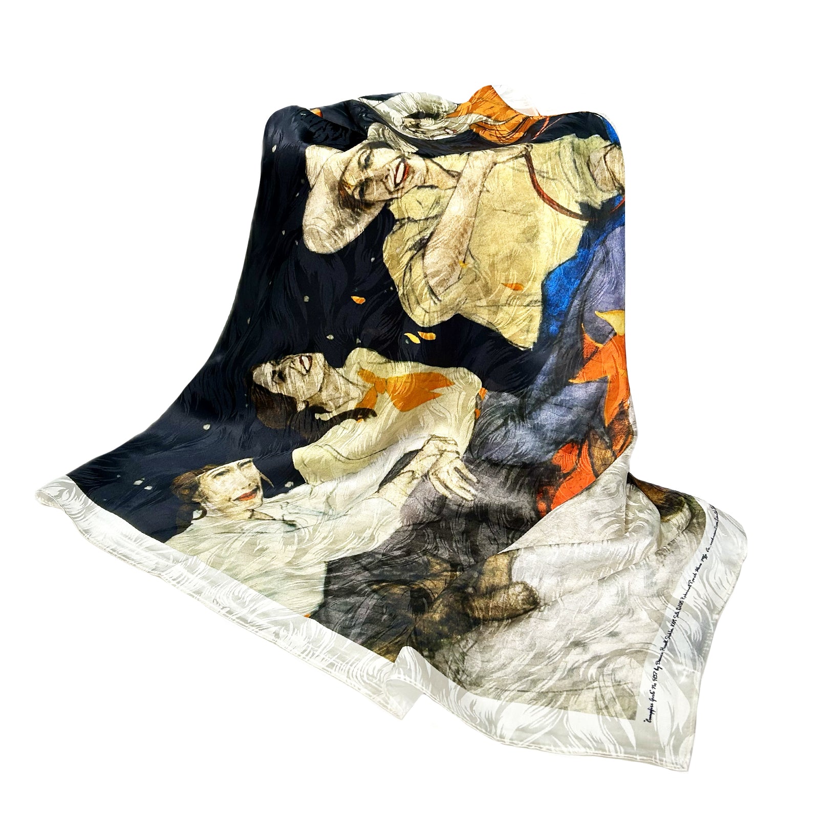 Limited-Edition Campfire Girls Silk Scarf by Donna Howell-Sickles