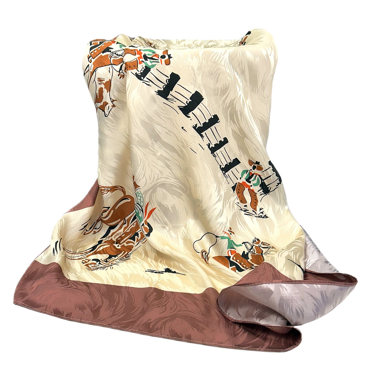 Rockmount Vintage Corral Silk Scarf