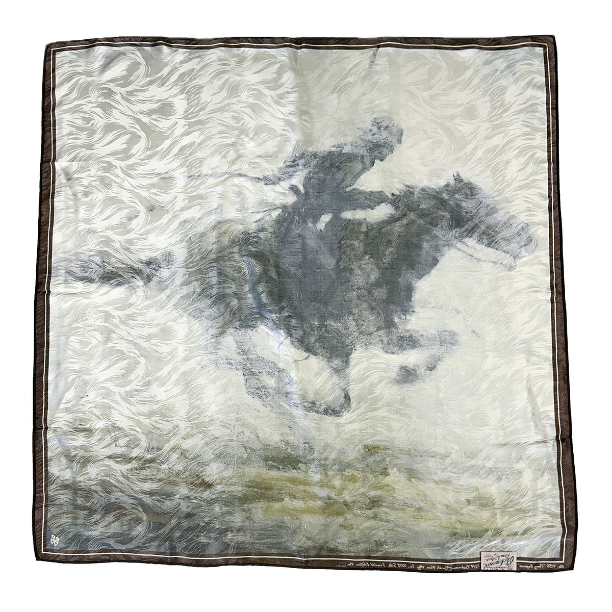 Limited-Edition Pony Express Silk Scarf by Terry Gardner