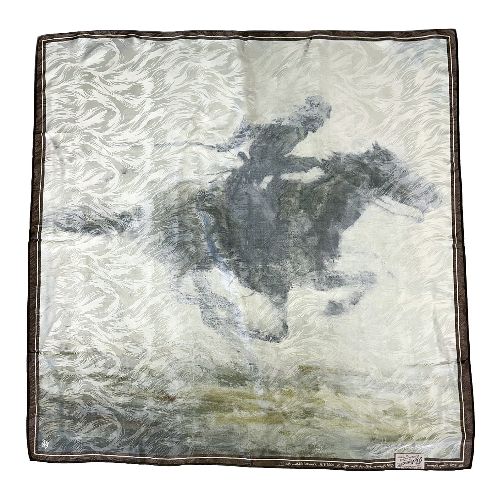 Limited-Edition Pony Express Silk Scarf by Terry Gardner