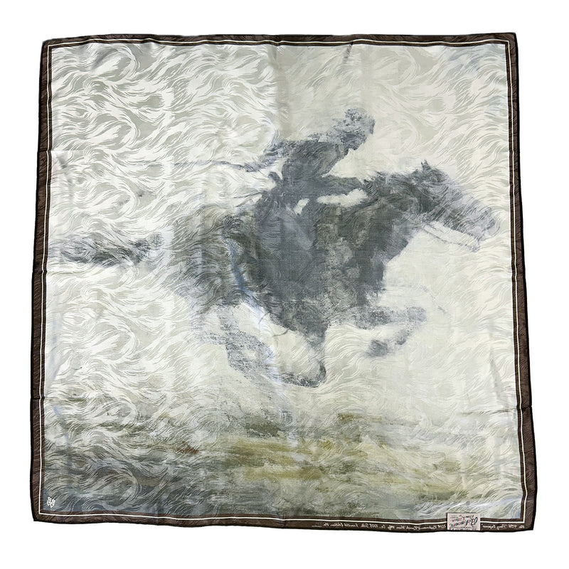 Limited-Edition Pony Express Silk Scarf by Terry Gardner