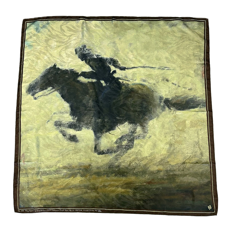 Limited-Edition Pony Express Silk Scarf by Terry Gardner