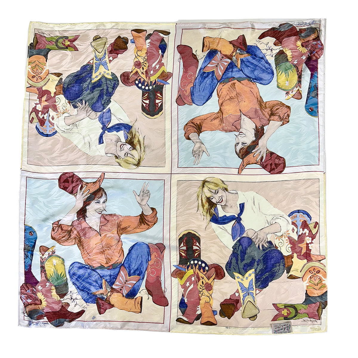 Limited-Edition Soul Searching Silk Scarf by Donna Howell-Sickles