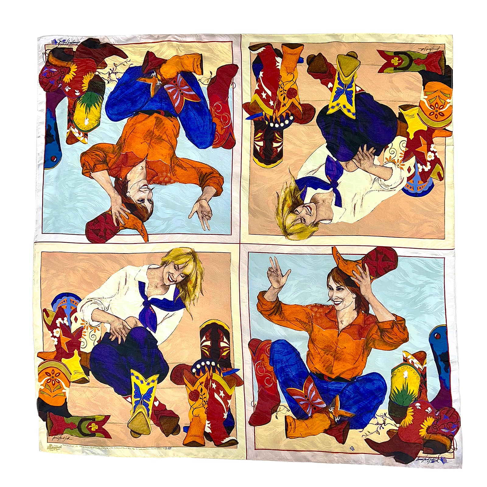 Limited-Edition Soul Searching Silk Scarf by Donna Howell-Sickles