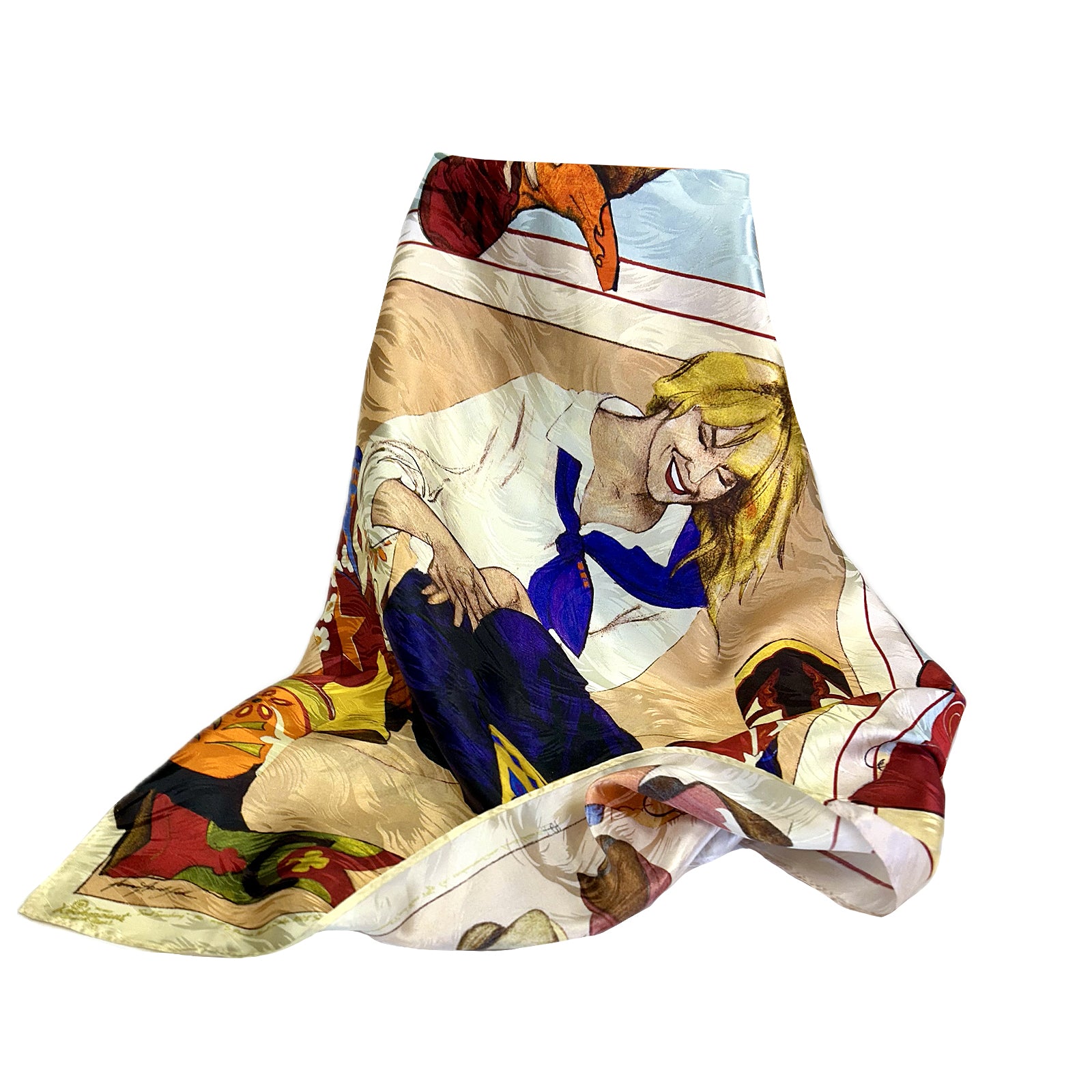 Limited-Edition Soul Searching Silk Scarf by Donna Howell-Sickles