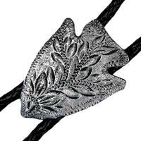 Pewter Arrowhead Western Bolo Tie