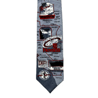 Limited-Edition West Coast Red Silk Tie