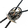 Tri-Color Professional Bullrider Western Bolo Tie