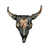 Tri-Color Steer Skull Western Bolo Tie