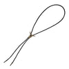 Gold Steer Skull Western Bolo Tie